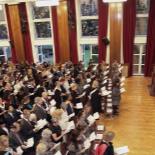 Prize Giving event in the Great Hall, St Andrew&#39;s.